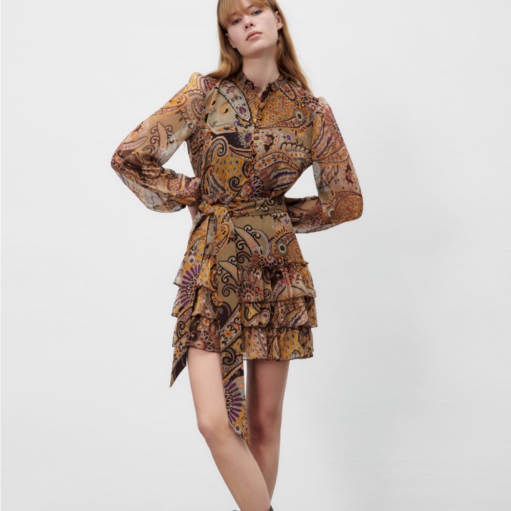 Zara Printed Dress 2329687